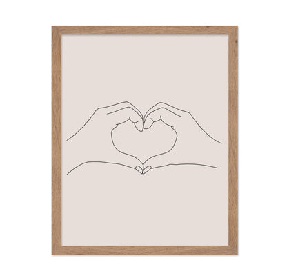 Two Hands Making a Heart No1