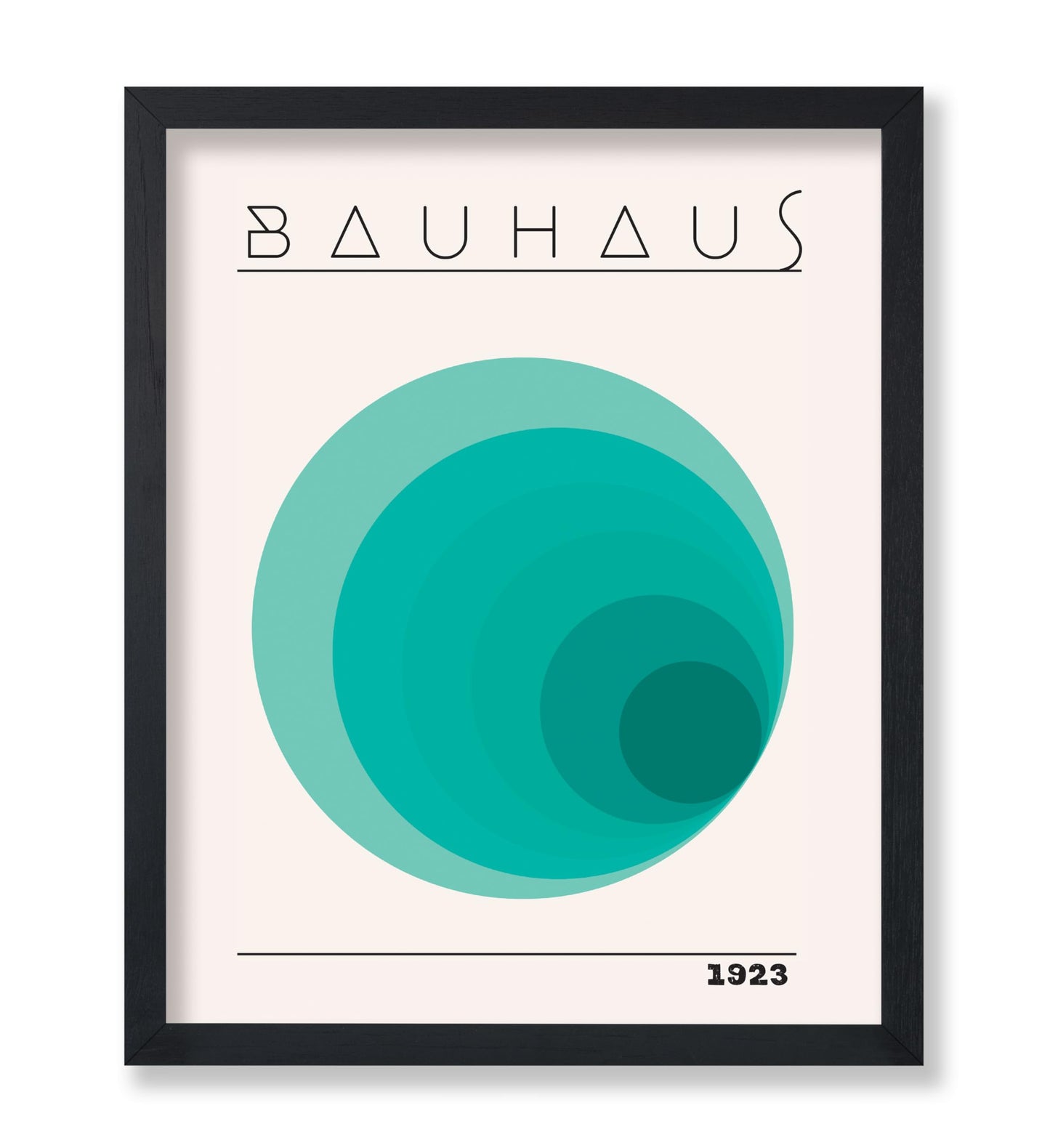 Bauhaus Blue Colors Tunnel