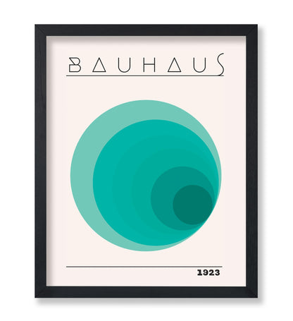 Bauhaus Blue Colors Tunnel