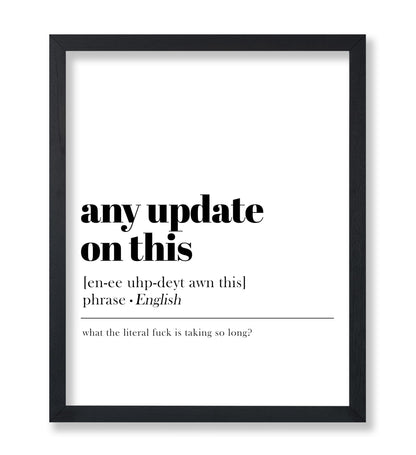 Any Update on This