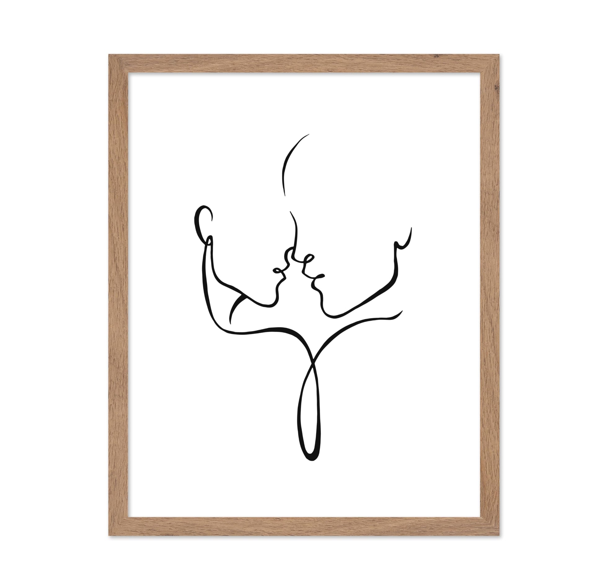 Faces Almost Kissing