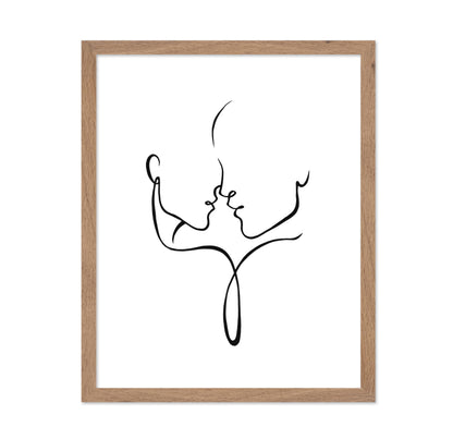 Faces Almost Kissing