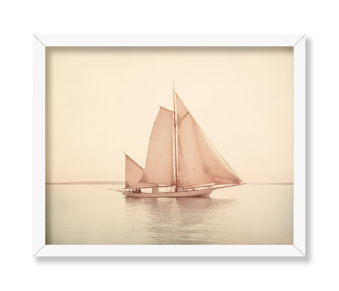 Sailing Ship on Calm Ocean