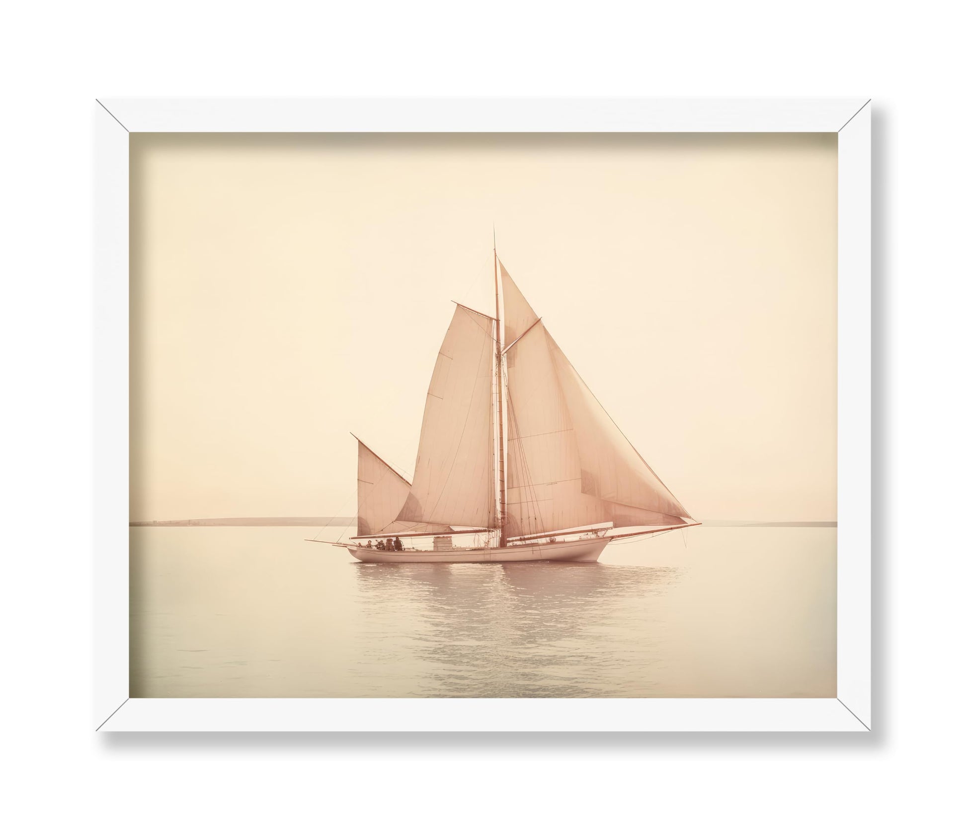 Sailing Ship on Calm Ocean