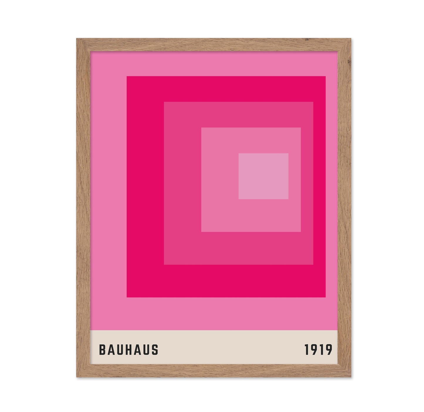 Bauhaus - Pink Squares