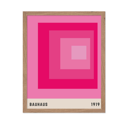 Bauhaus - Pink Squares