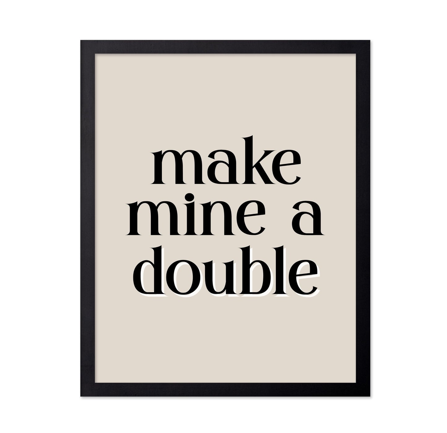 Make Mine a Double No2