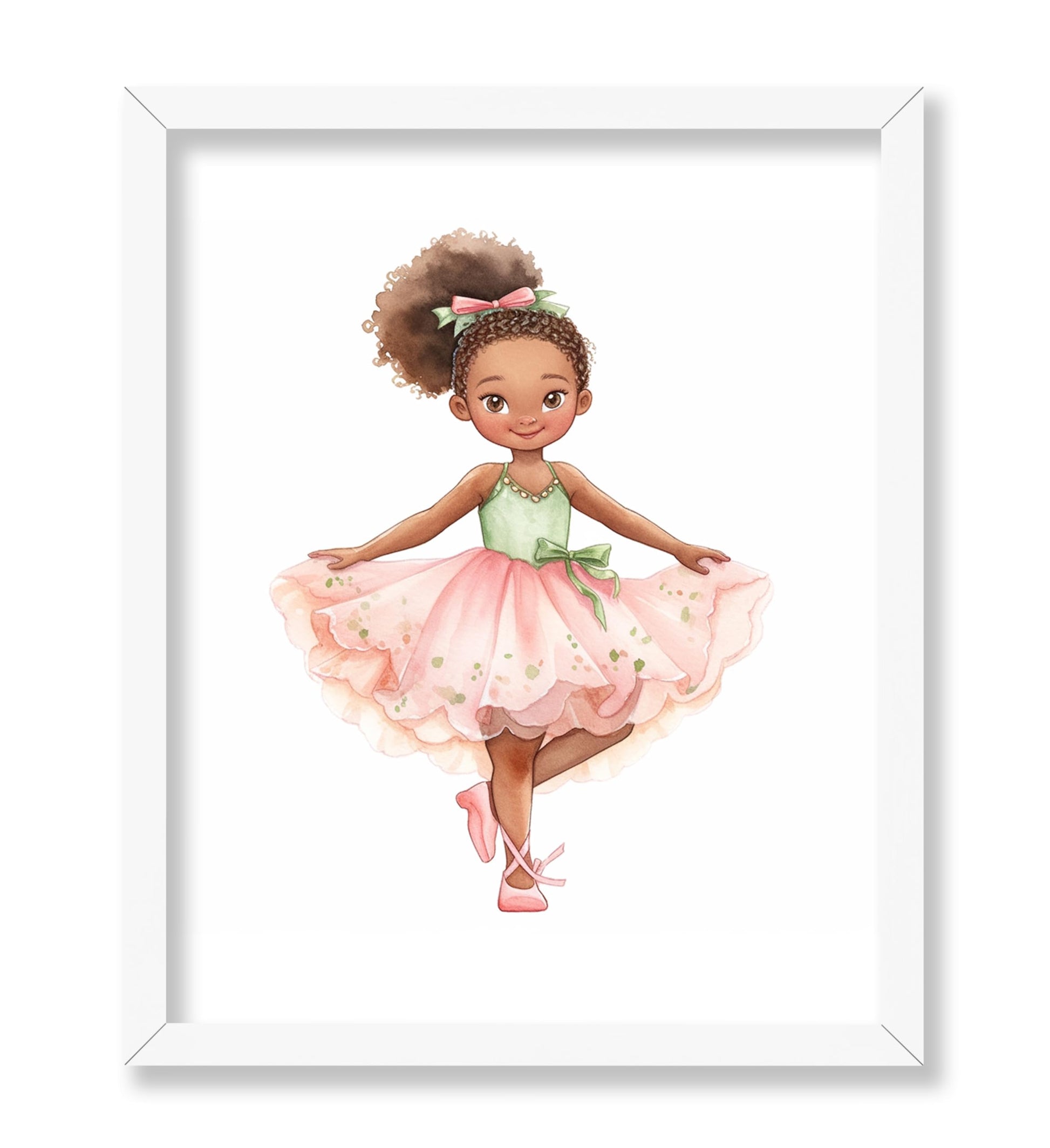Little Black Ballerina Girl No1