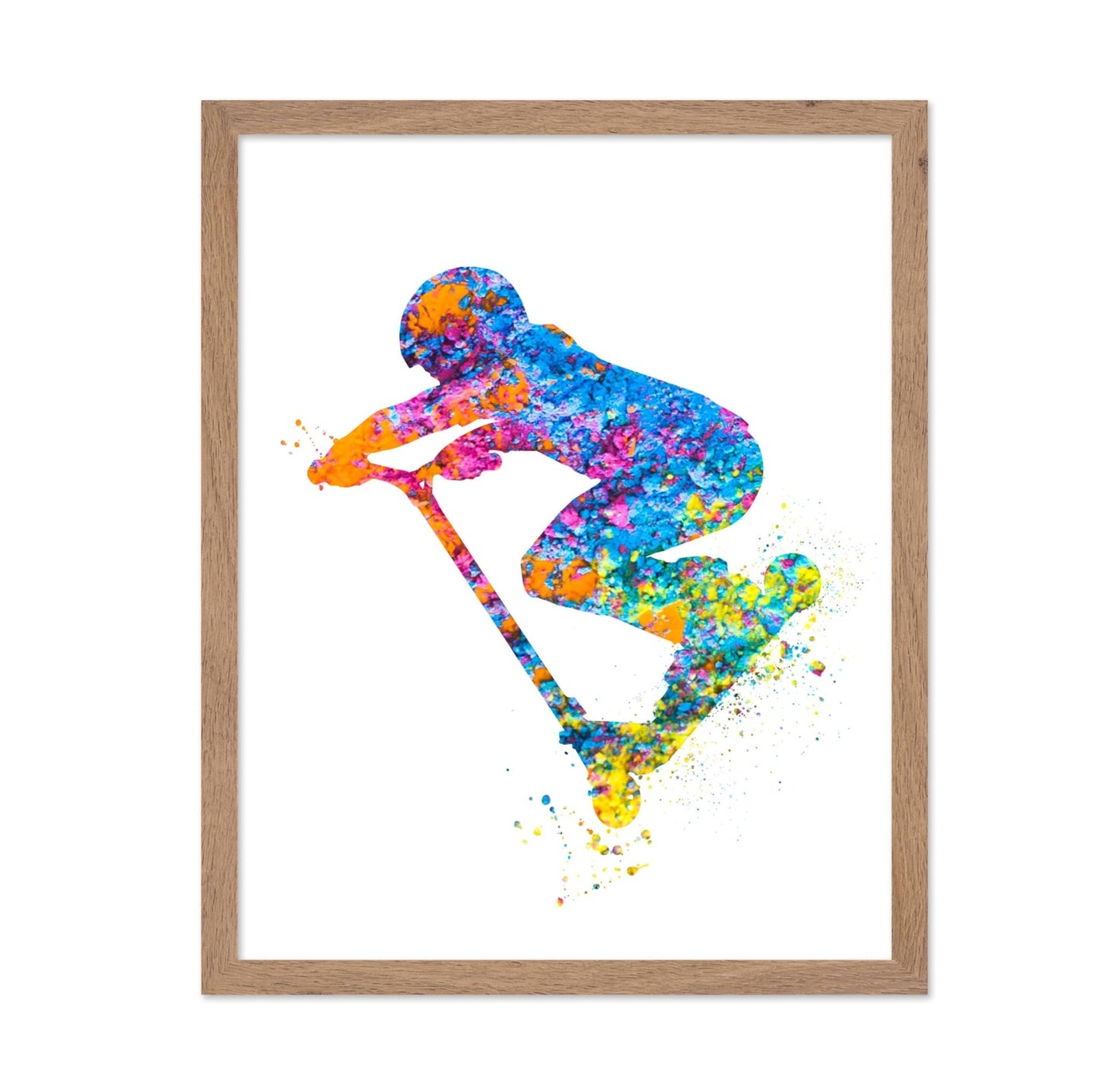 Watercolor Scooter
