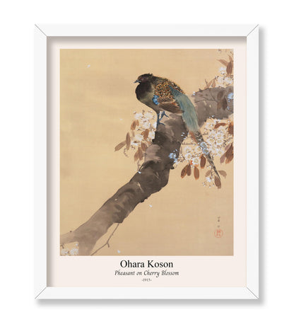 Ohara Koson - Pheasant on Cherry Blossom