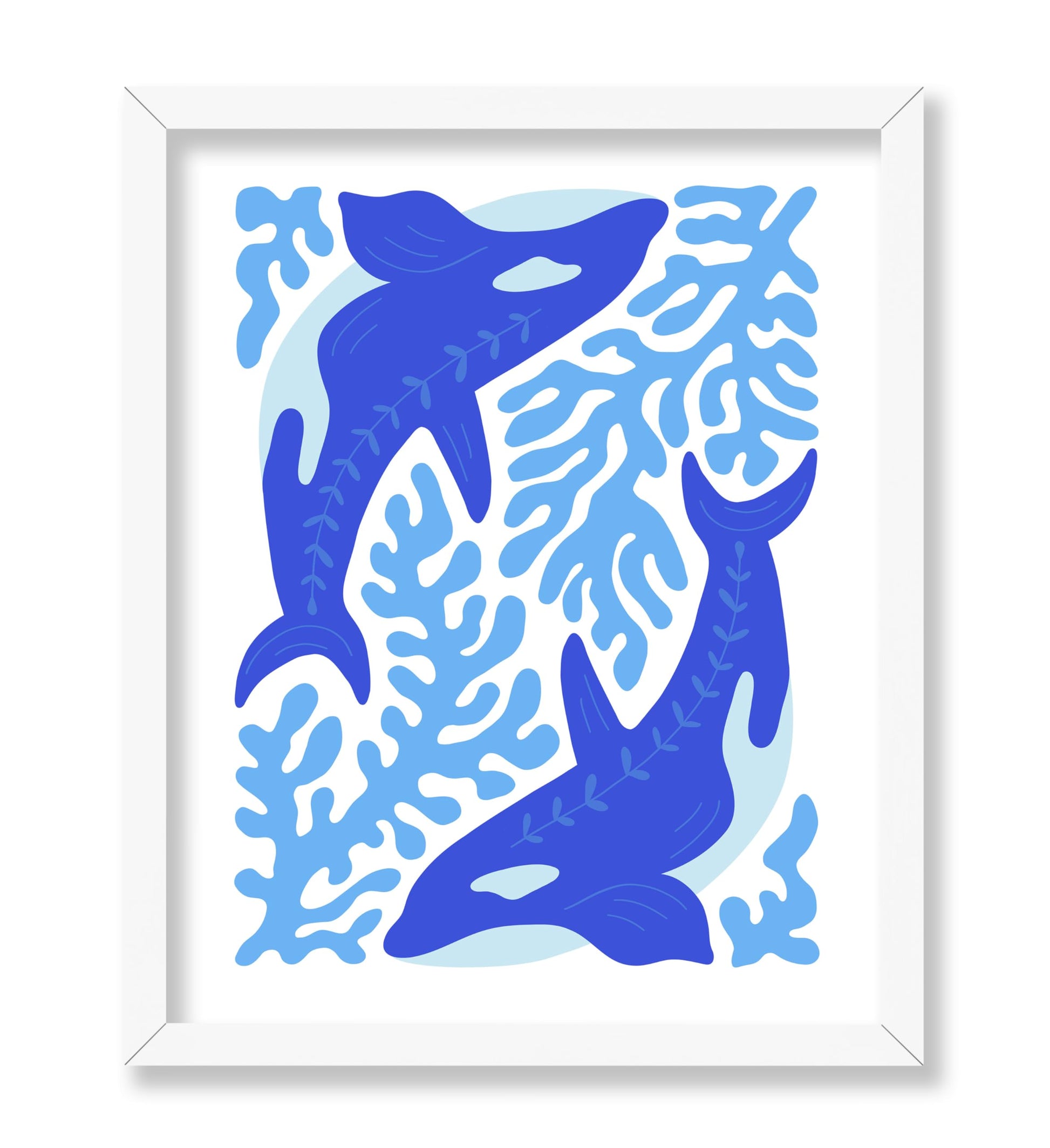 Groovy Blue Orcas