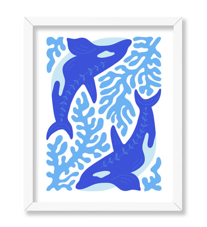 Groovy Blue Orcas