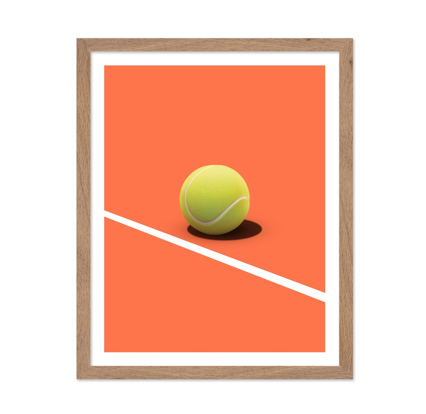Tennis Ball on Court No1