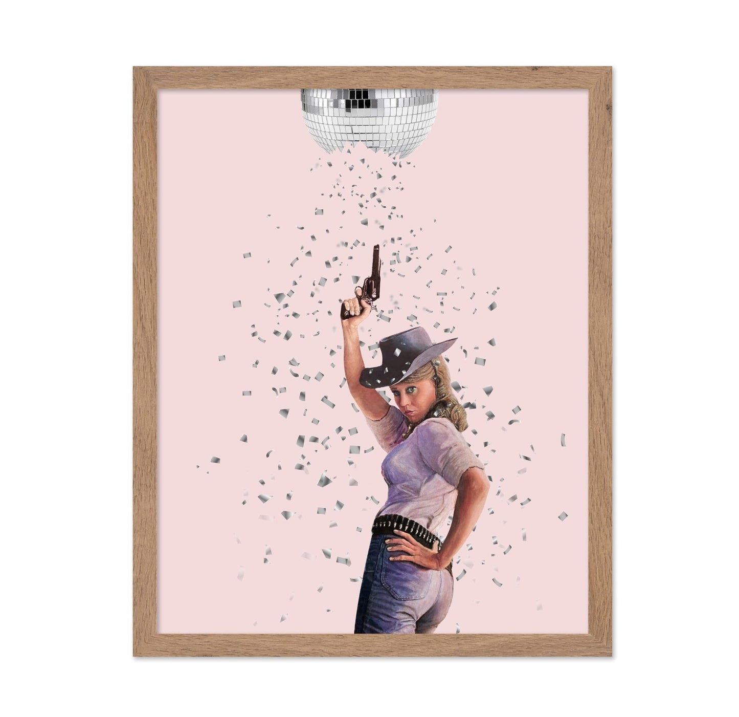 Cowgirl Broken Disco Ball
