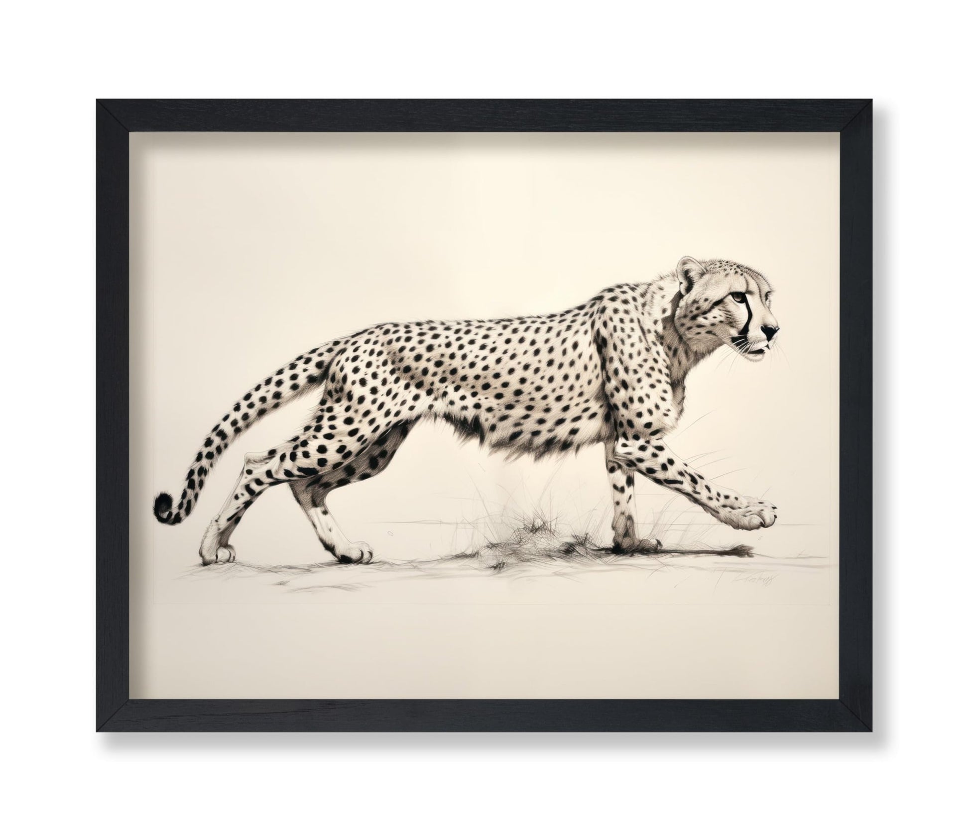 Striding Cheetah