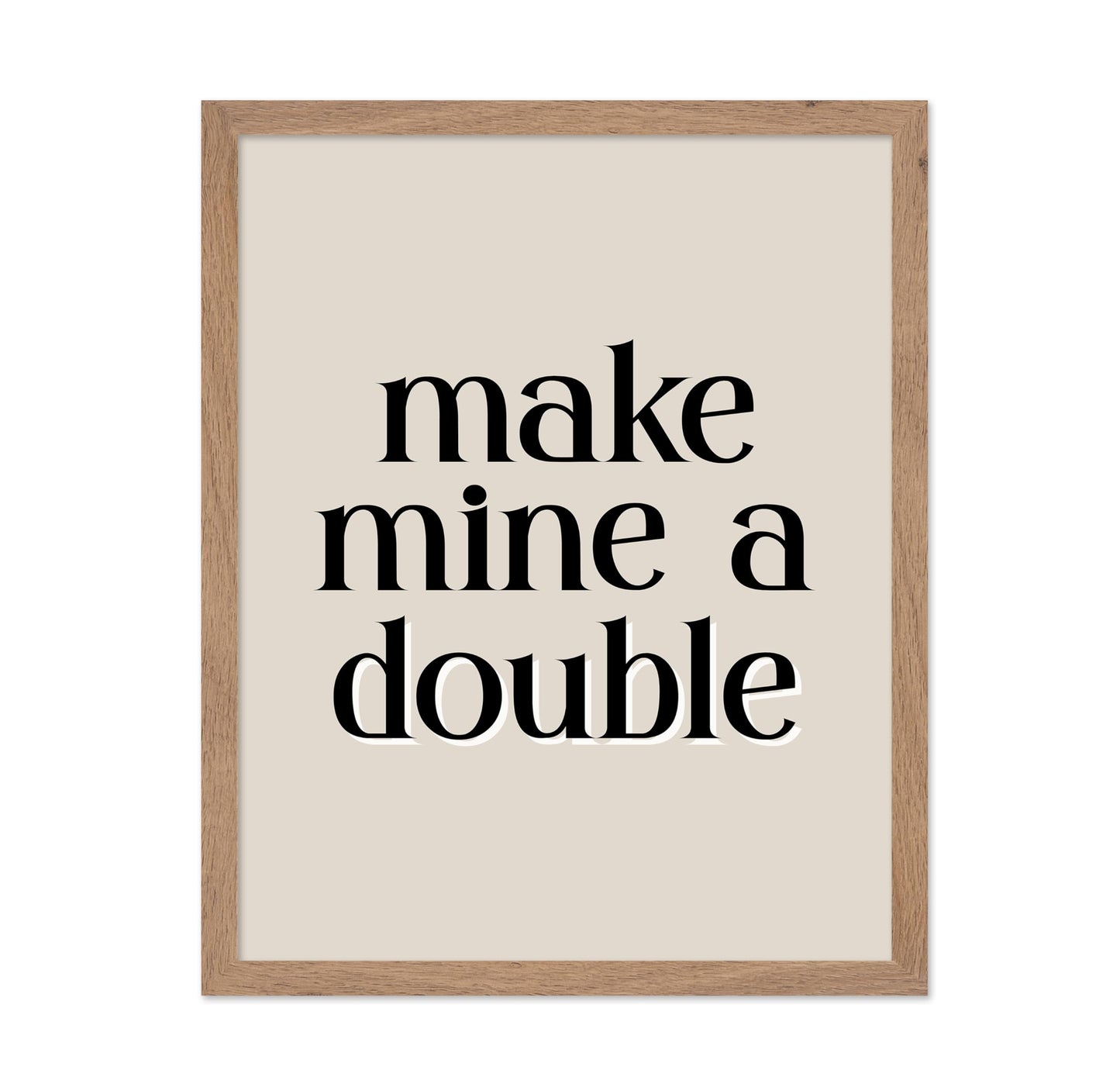 Make Mine a Double No2