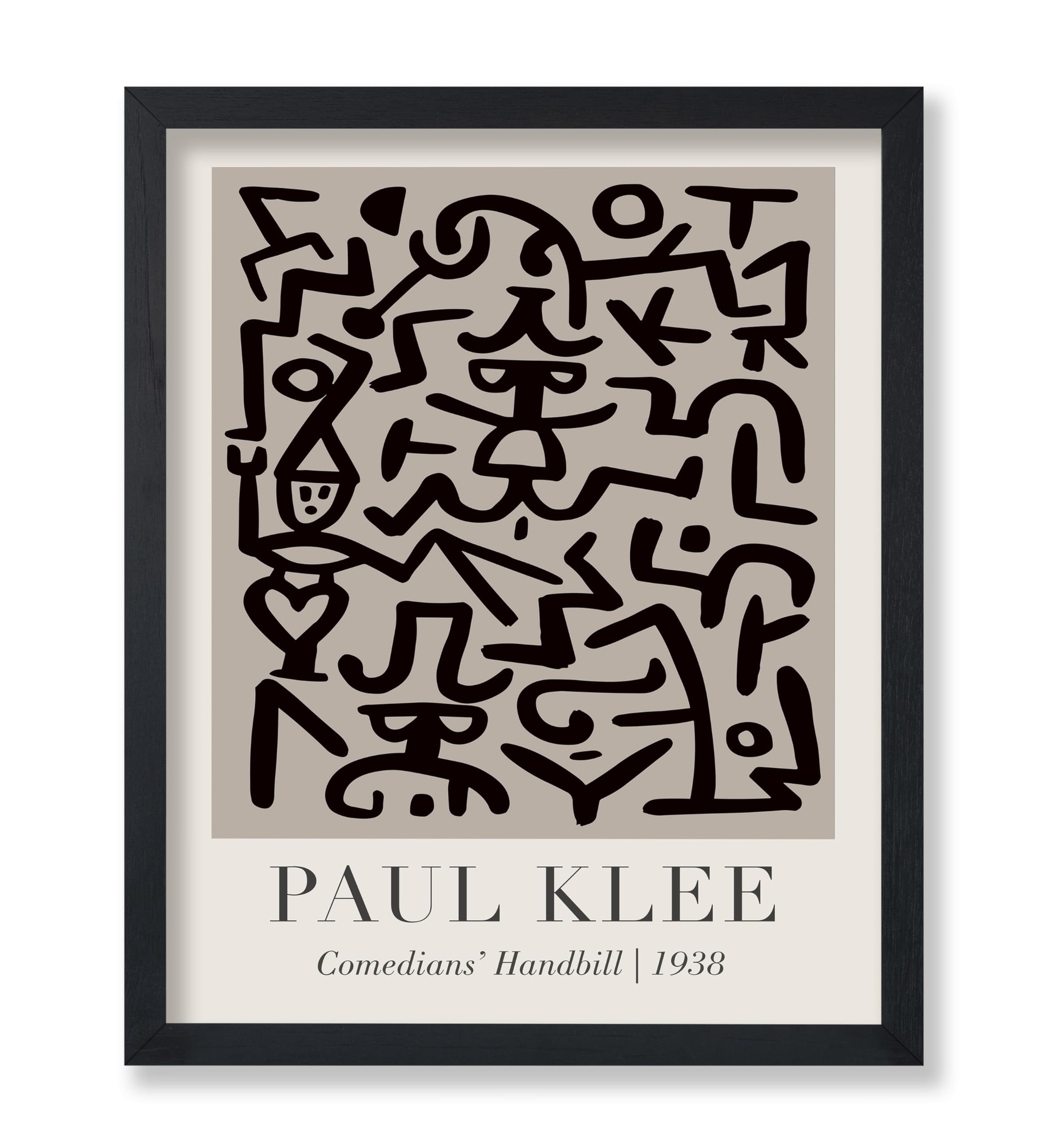 Paul Klee - Comedians' Handbill