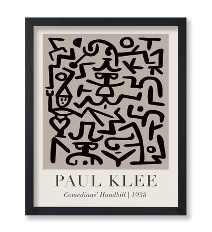 Paul Klee - Comedians' Handbill