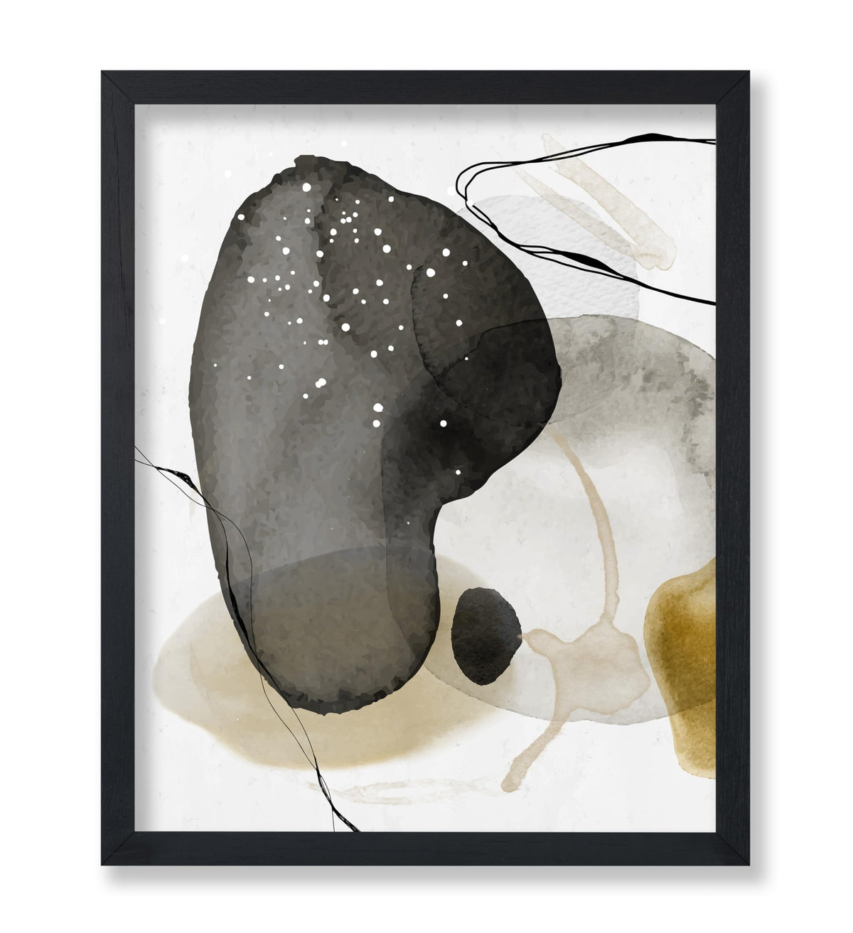 Watercolor Circles No2