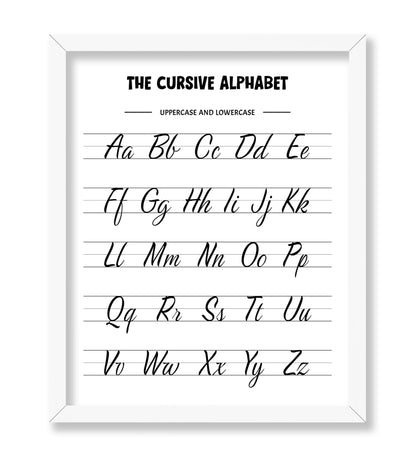 The Cursive Alphabet