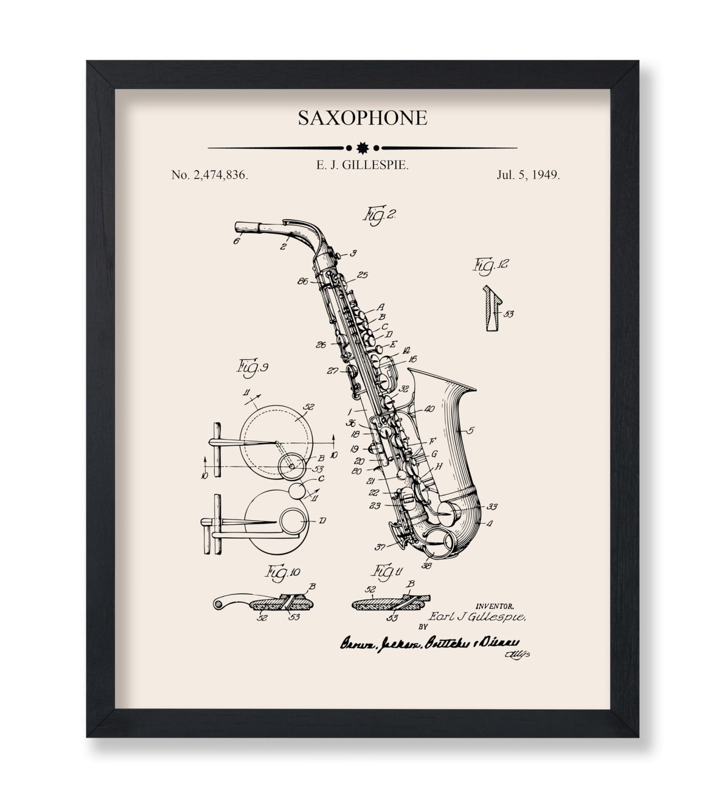 Saxophone Blueprint