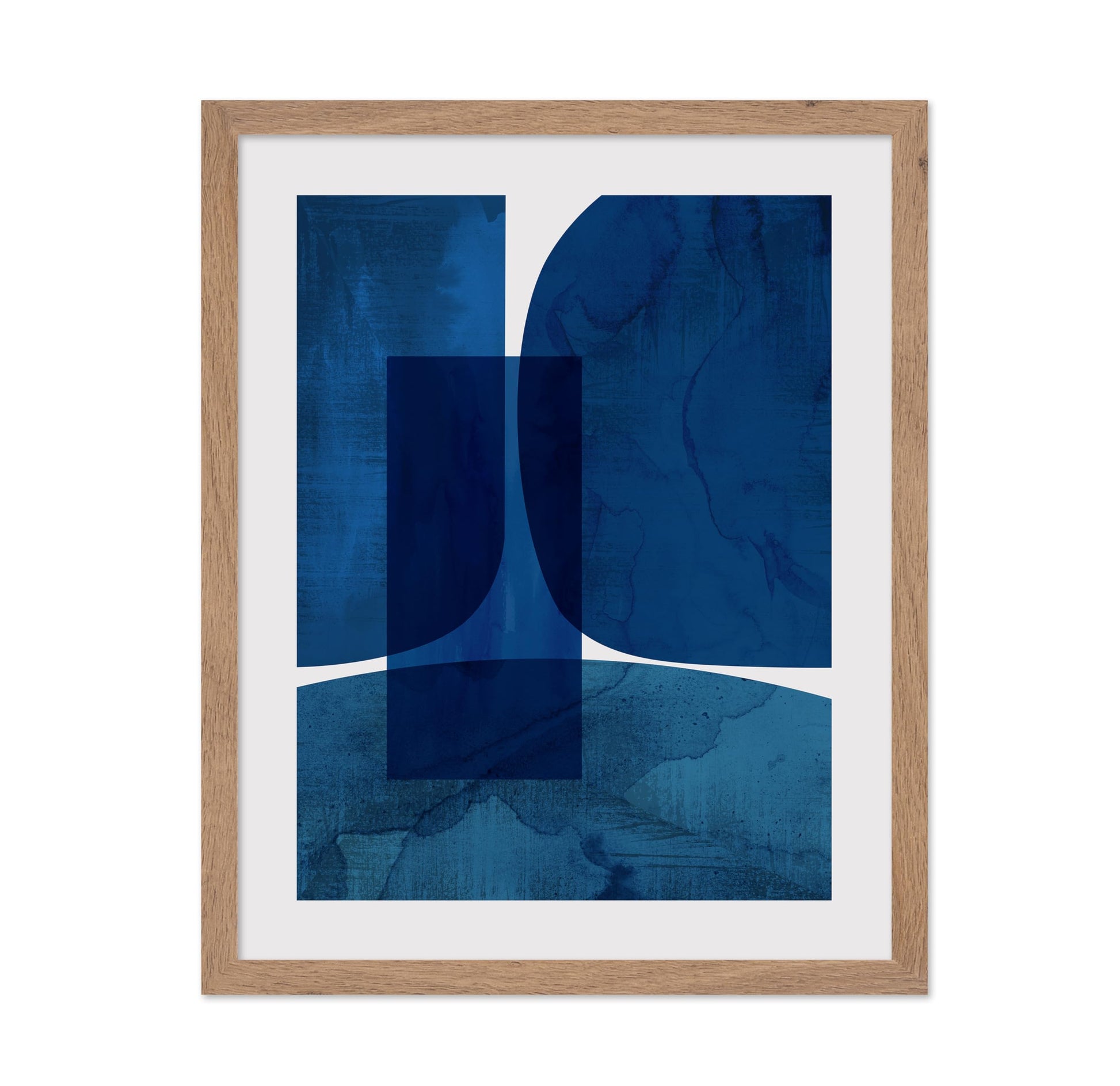 Blue Shapes No3