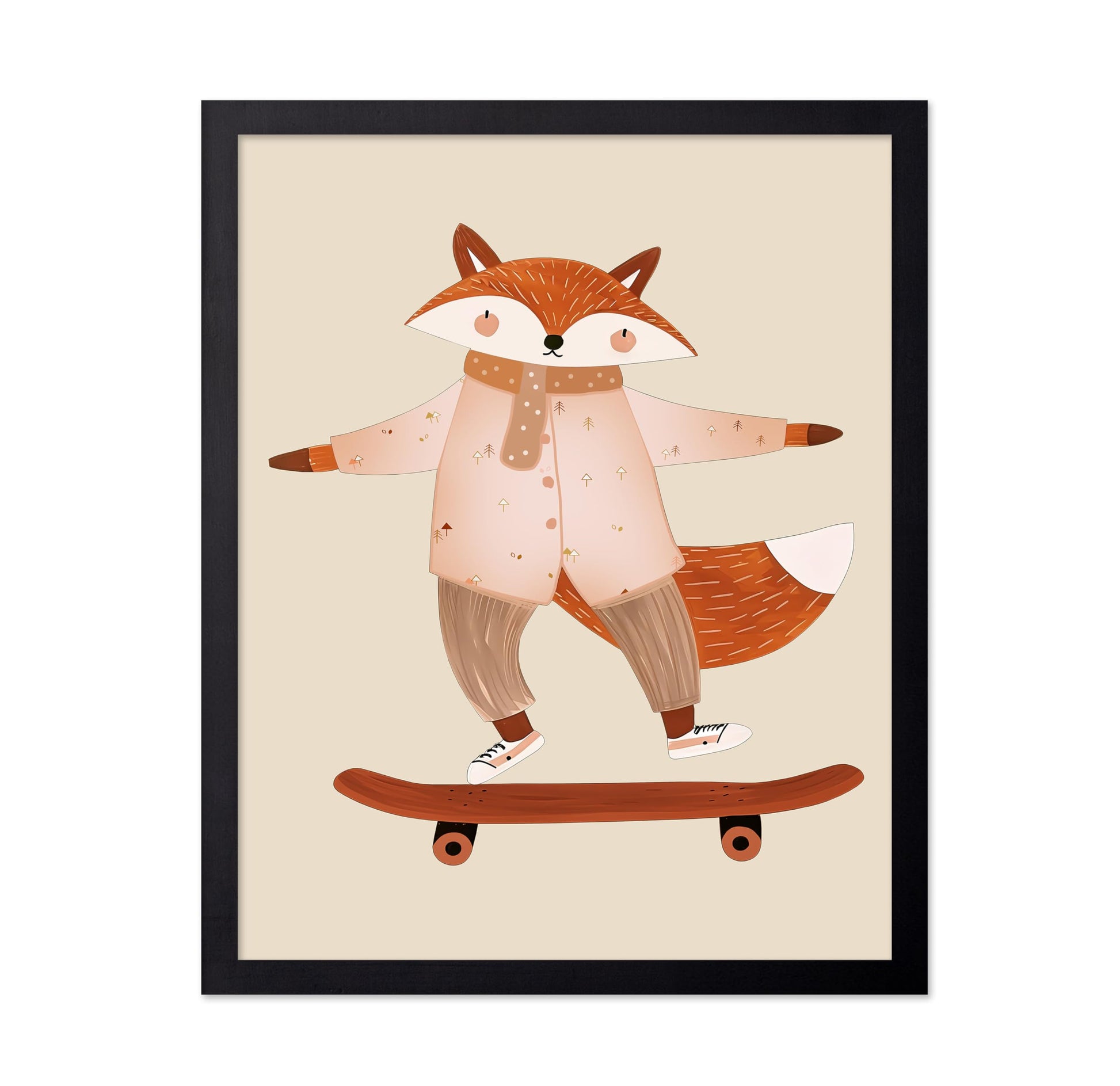 Skateboarding Fox
