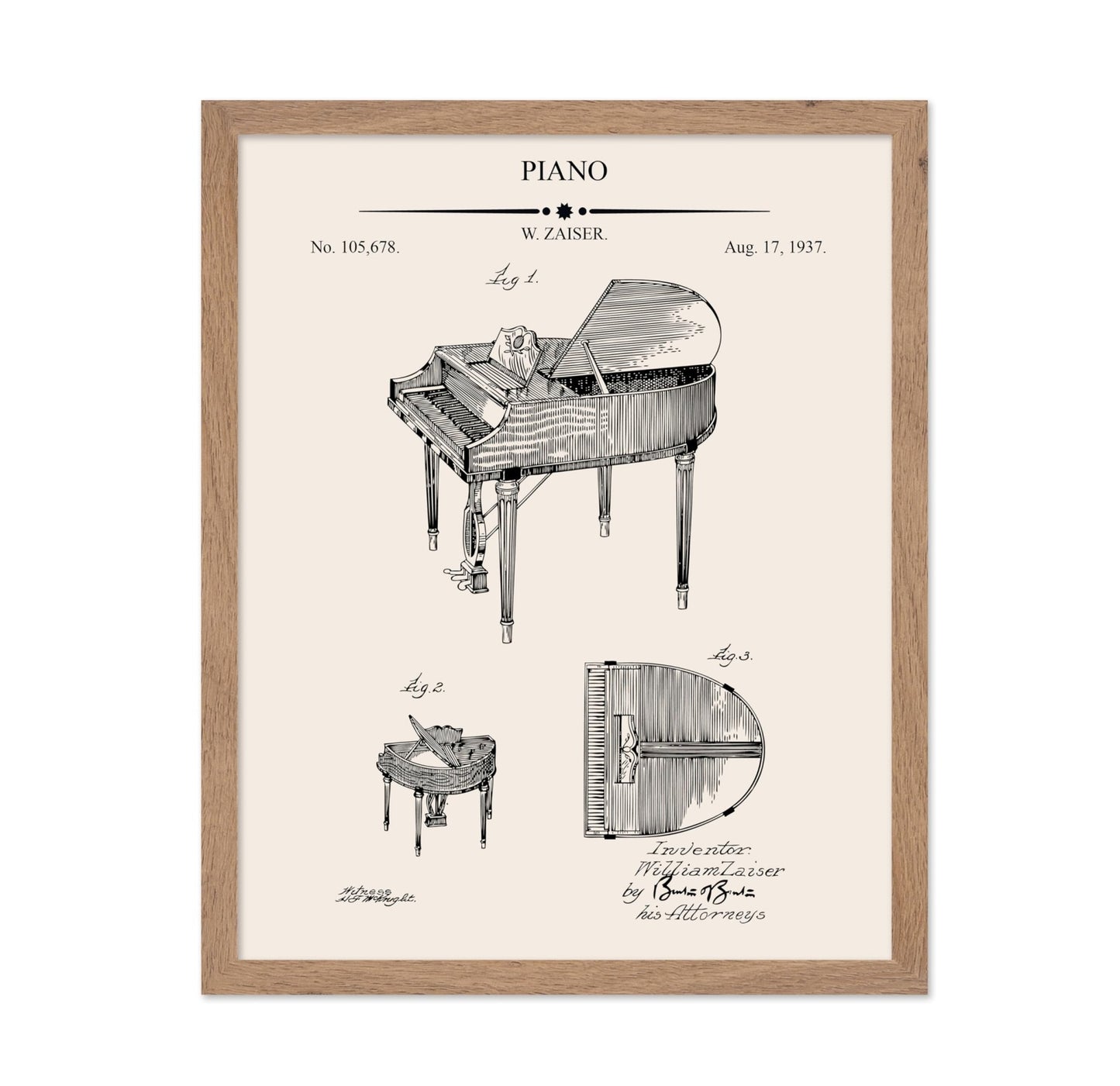 Piano Blueprint No3