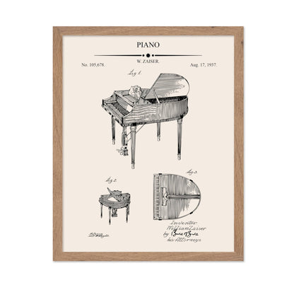 Piano Blueprint No3