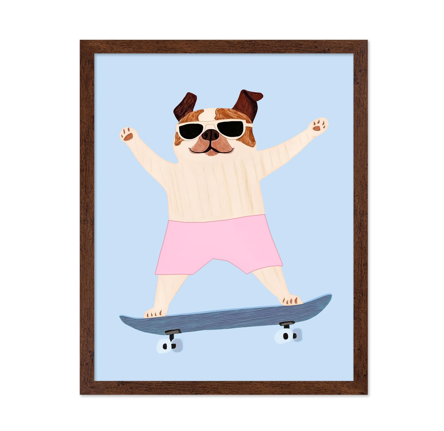Skateboarding Dog