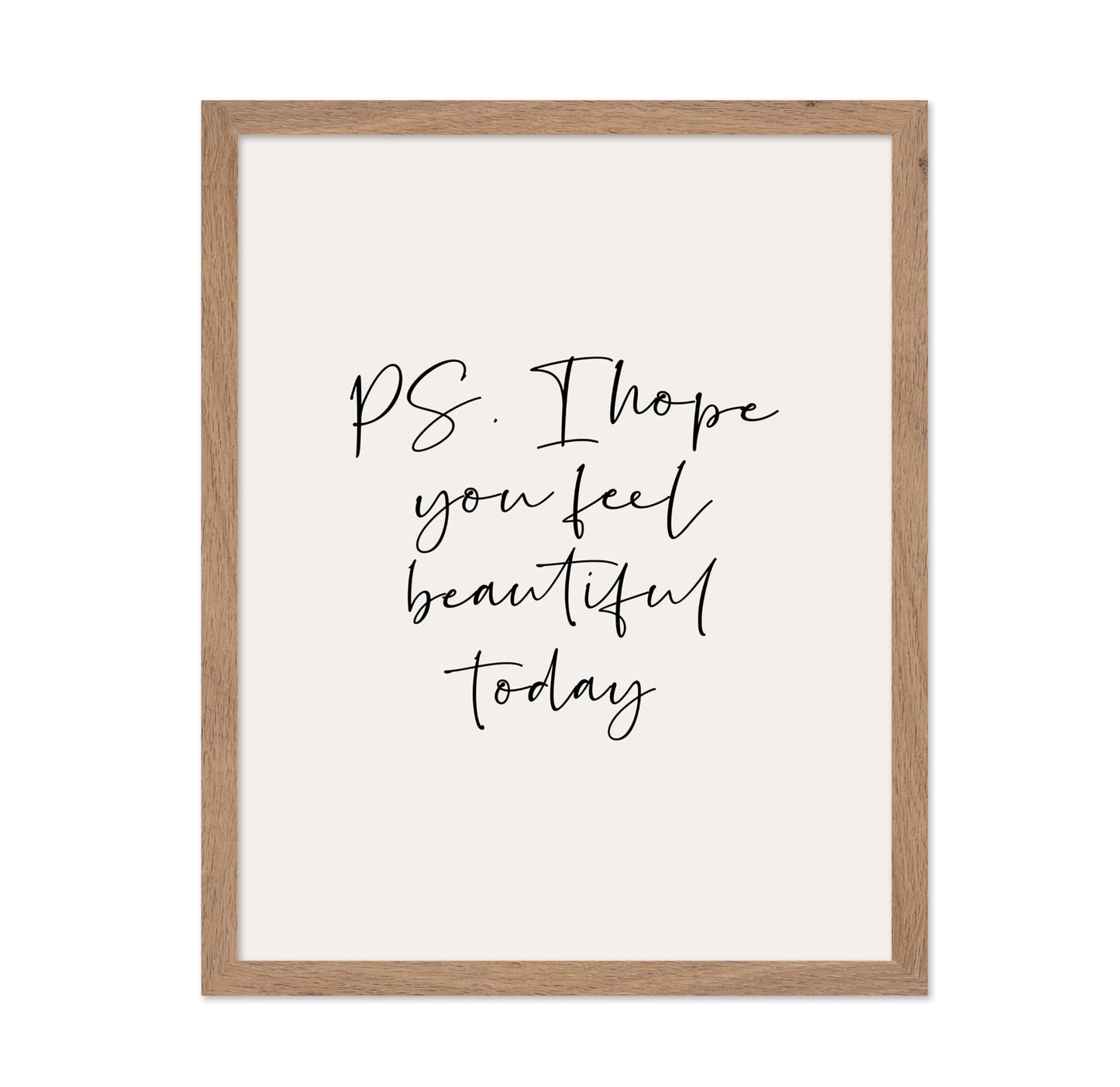 I Hope You Feel Beautiful