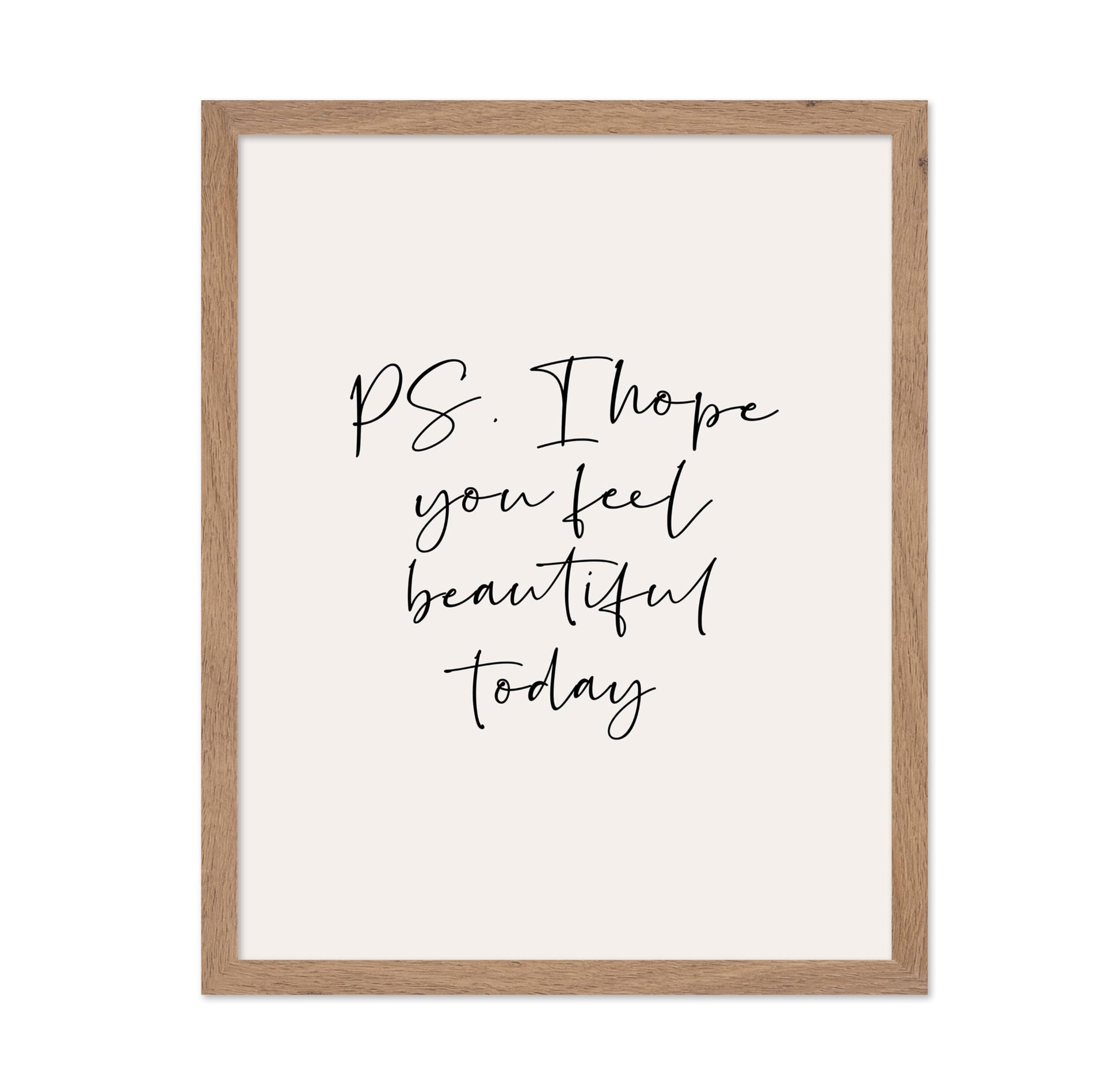 I Hope You Feel Beautiful