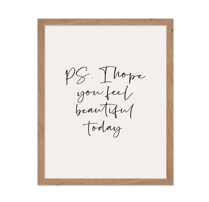 I Hope You Feel Beautiful
