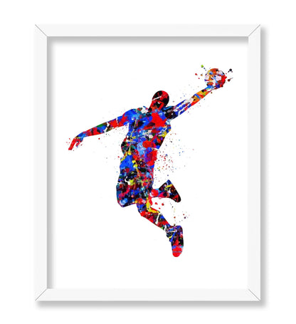 Watercolor Basketball No2