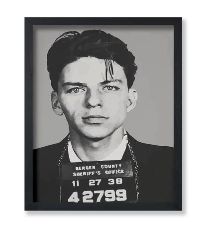 Frank Sinatra Mugshot