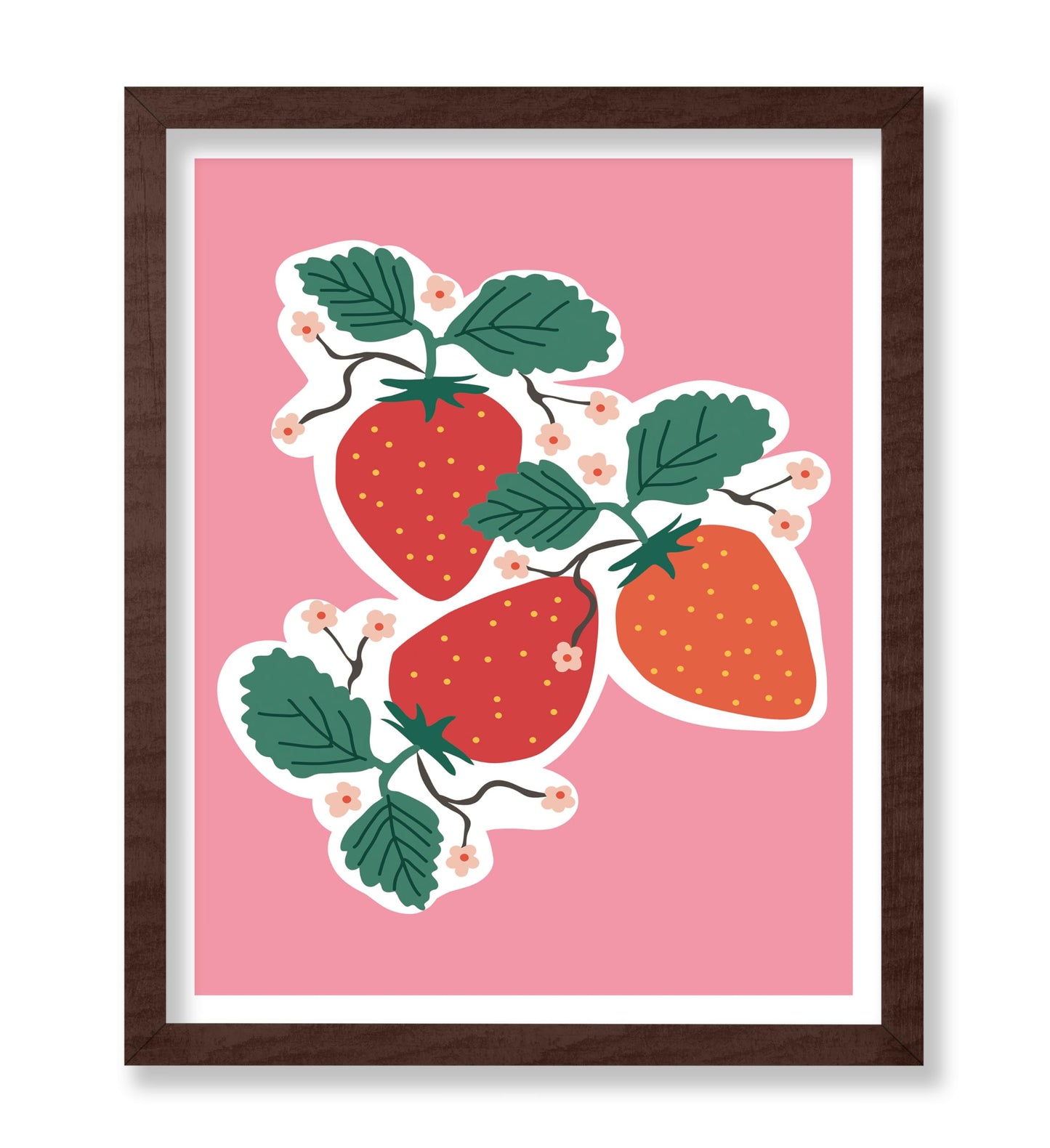 Flower & Strawberry