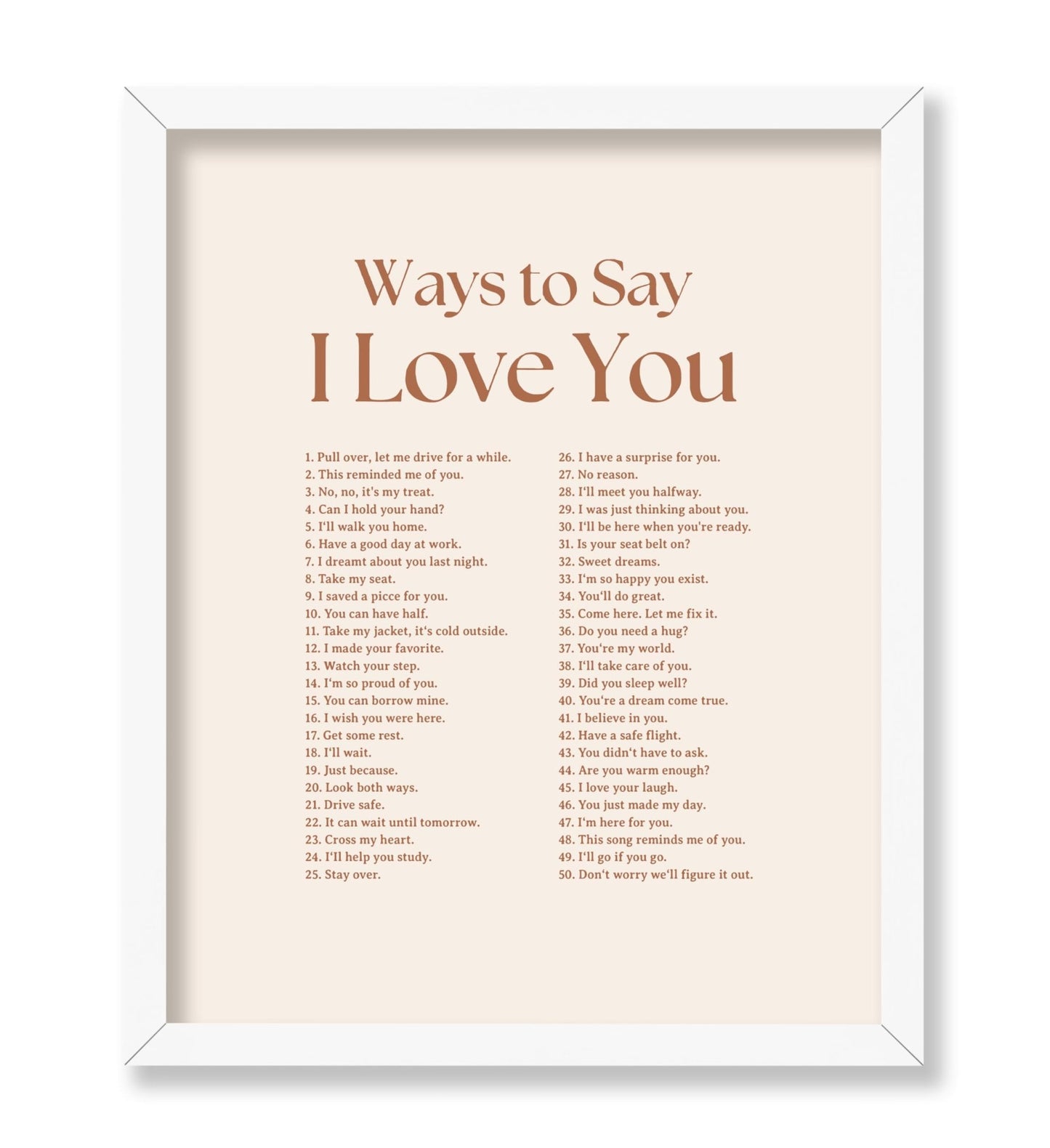 Ways To Say I Love You No4