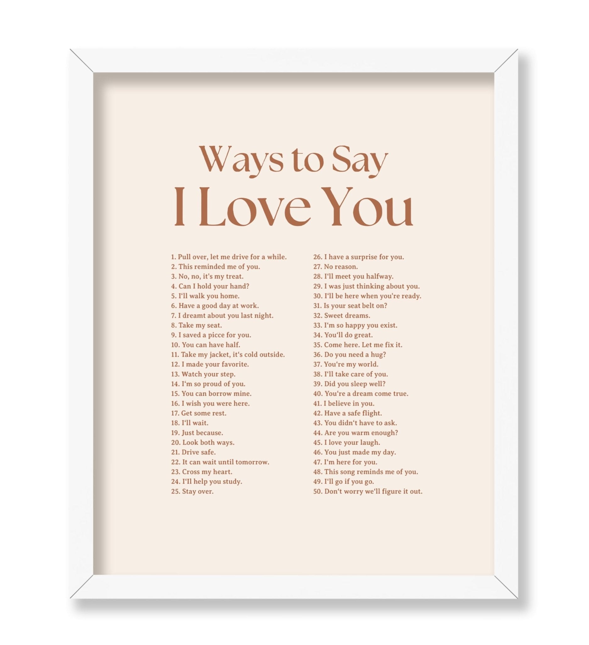 Ways To Say I Love You No4