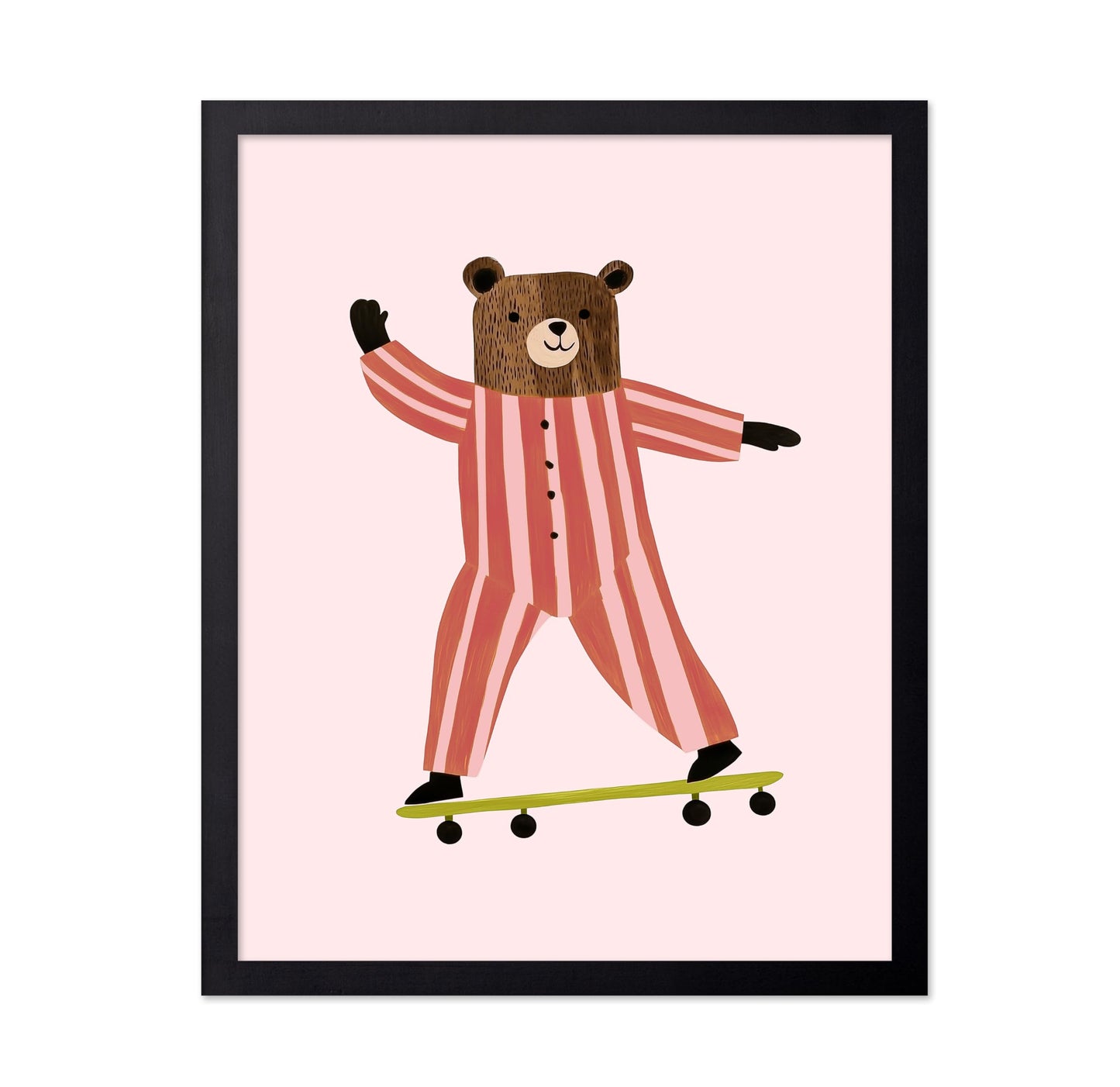 Skateboarding Bear
