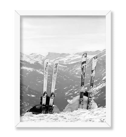 Snowblades in Ski Mountain