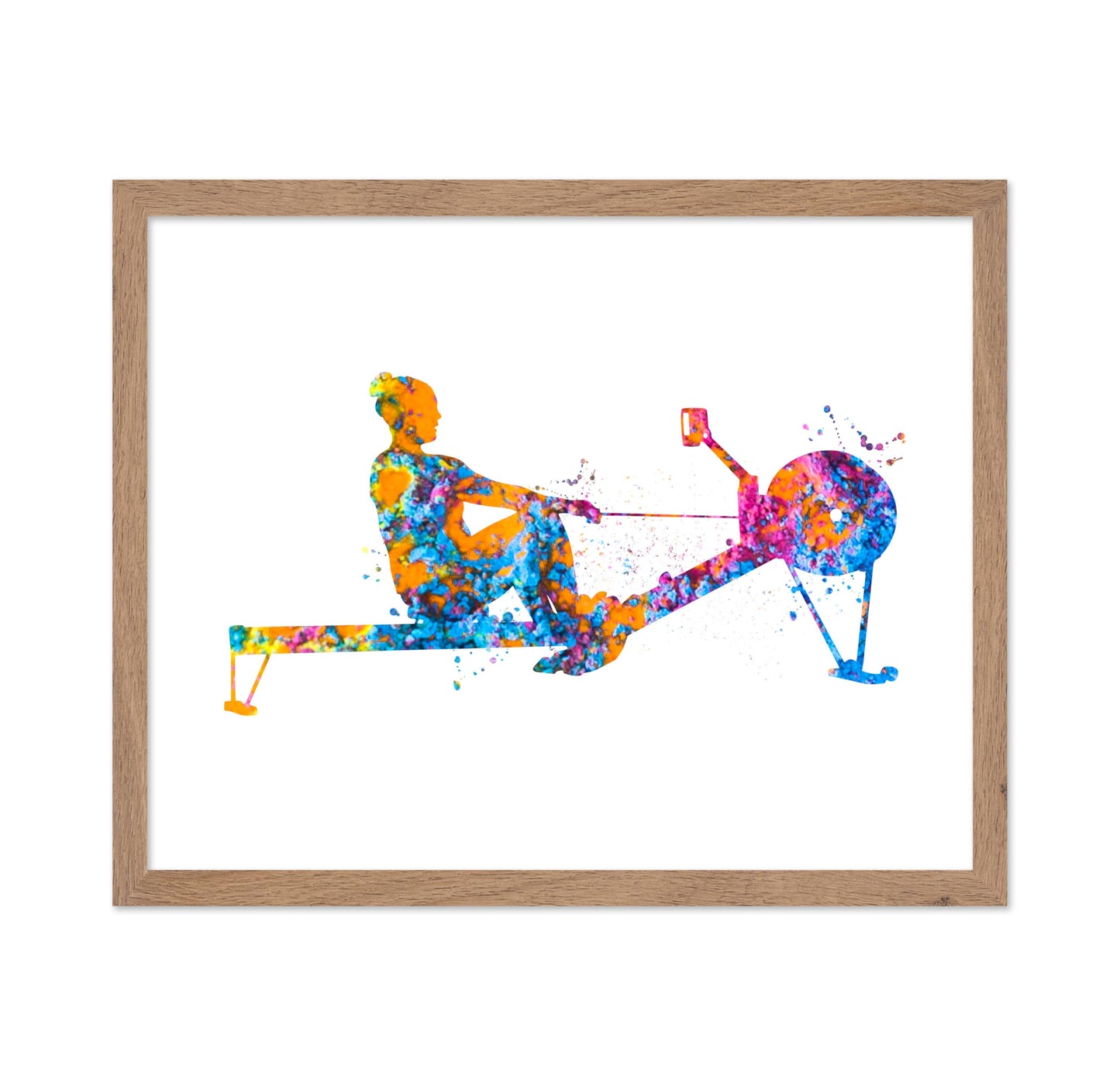 Watercolor Rowing