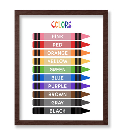 Crayons Colors