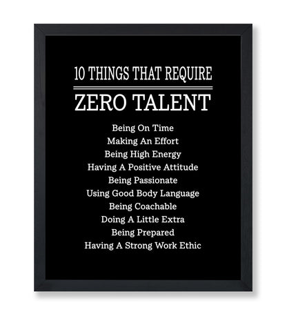 10 Things That Require Zero Talent