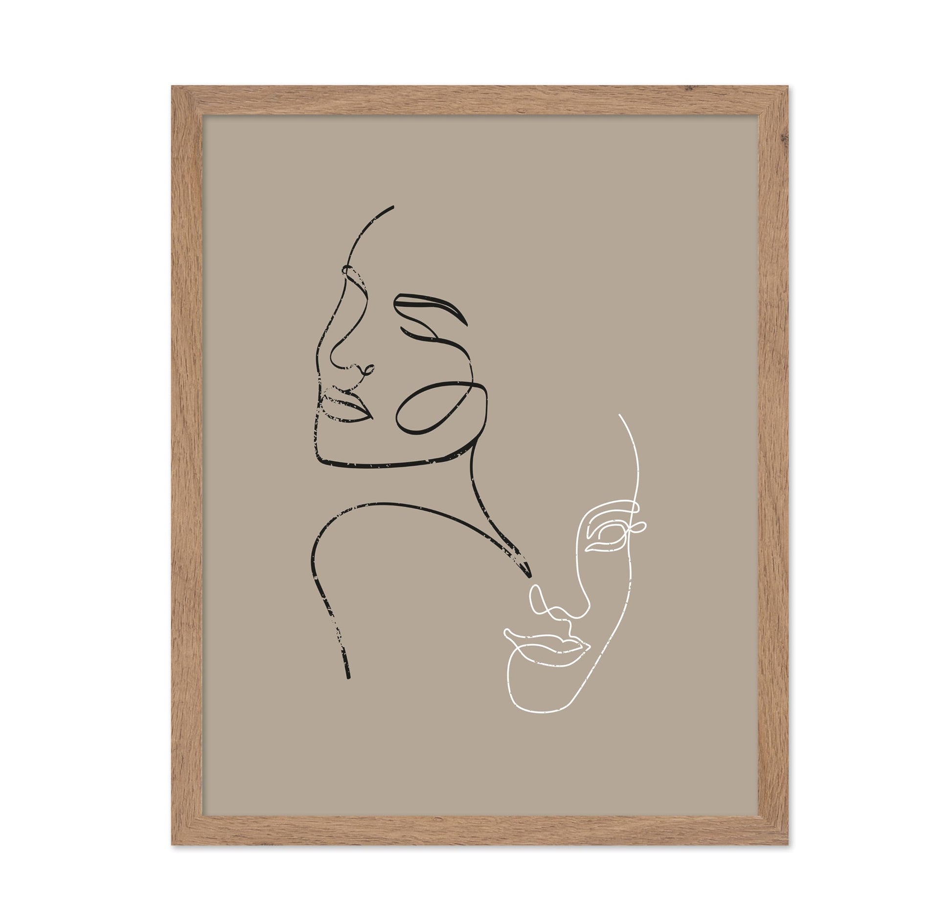 One Line Women Faces