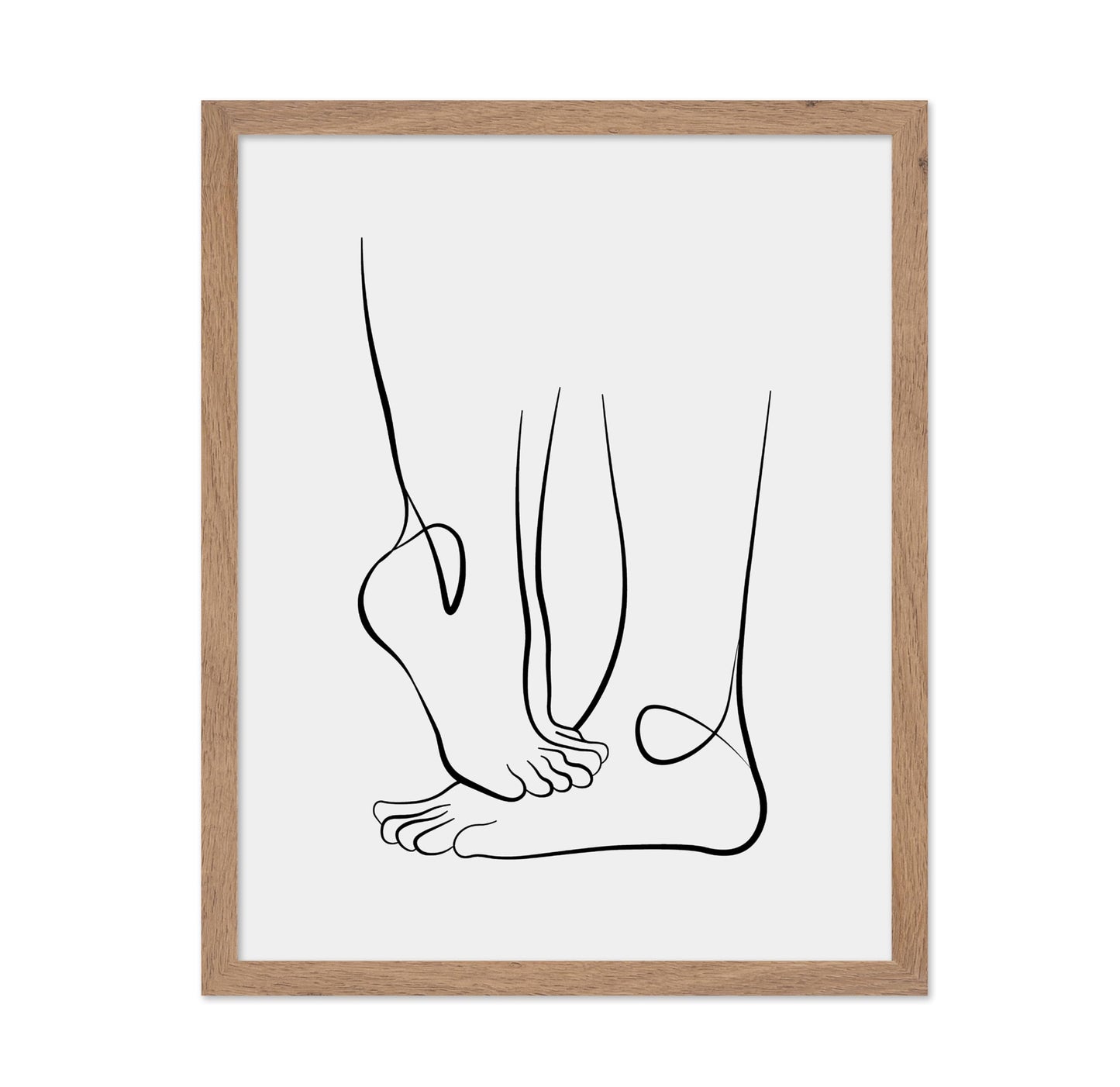 Couple's Feet Outline