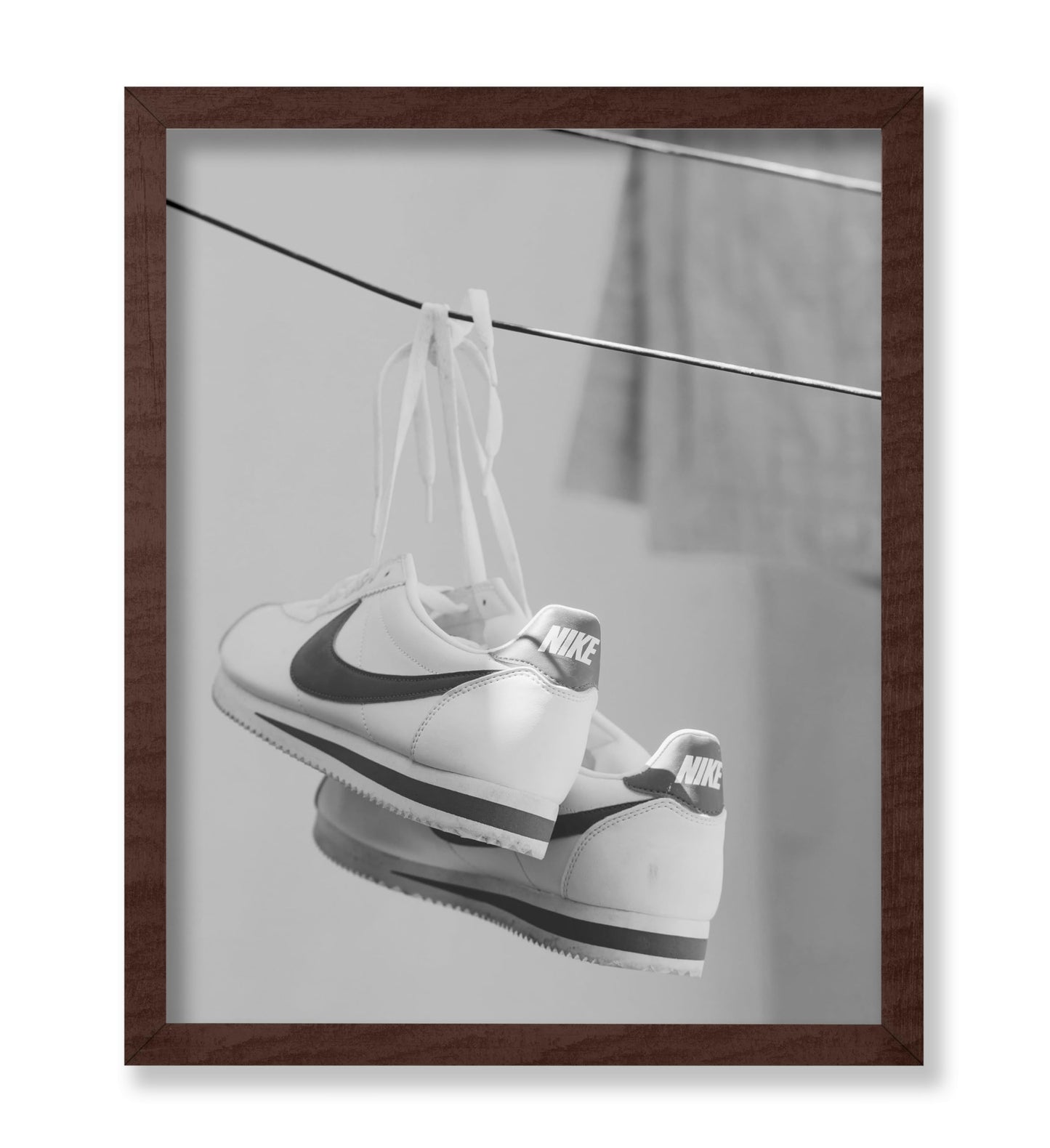 Shoes in Clothesline