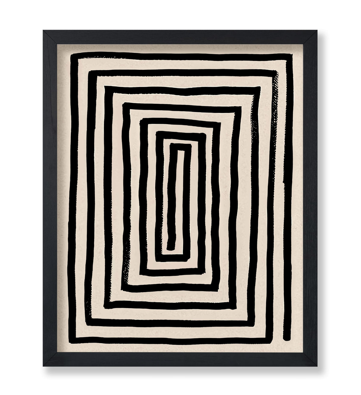 Thick Black Line Drawing