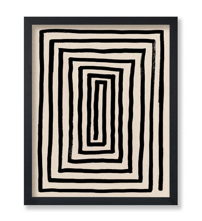 Thick Black Line Drawing