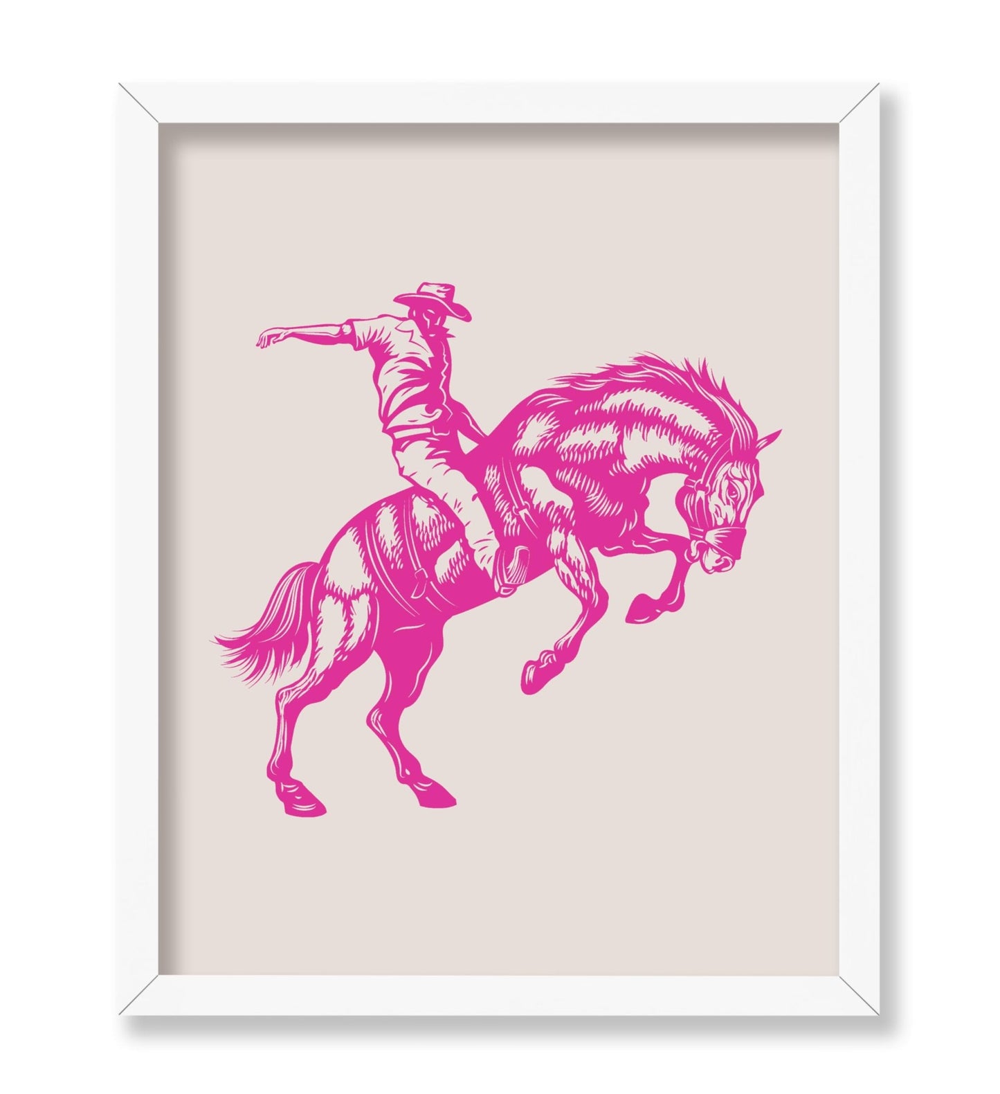 Cowboy on a Bucking Bronco
