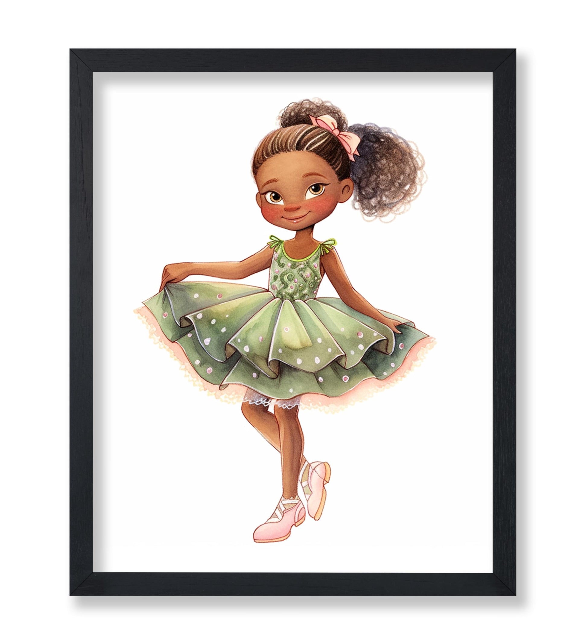 Little Black Ballerina Girl No2